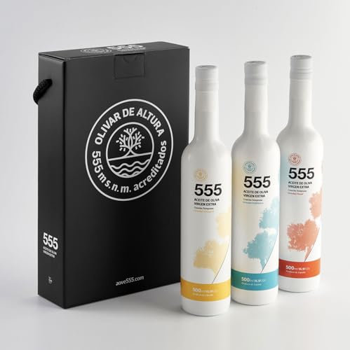 Aceite de oliva virgen extra cosecha temprana Gourmet. Variedad Hojiblanca, picual y arbequina. Aceite de oliva Virgen Extra formato caja regalo de 3 botellas de 500 ml. Aceite Gourmet Virgen Extra.