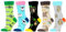 WeciBor Damen Lustige Bunte Socken, 5 Paar Mehrfarbig Tiere Motiv, Größe 35-38