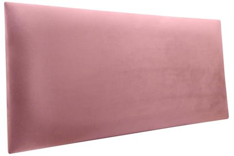 Mejale Wandkissen, 3D Gepolstert Wandpaneele, Wanddekoration, Wandpolsterung, Polster Kopfteil,30x60cm,Rot