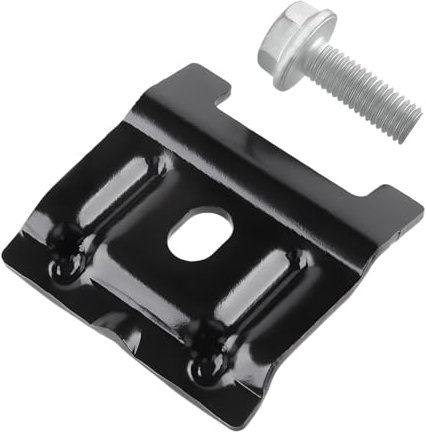 HZXINYI Bracket Battery Hold Down Clamp & Bolt OE 1J0803219 Battery Hold Down Kits Compatible with VW Beetle CC Tiguan Touran Golf MK4 MK5 Passat B6 Polo Passat Audi A3 Q3(Black)