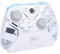 Kabelloser Gaming Controller für Mikroschalter Tasten, ALPS Dämpfer, Hall Effekt Sensoren, 4 Joystick Modi, Gyroskop, Intelligente Ladestation (White)