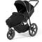 Ickle Bubba Venus Max Jogger Kinderwagen - von der Geburt bis 22kg ca. 4 Jahre, All-Terrain Dreirad-Kinderwagen, luftgefüllte Reifen, Fußwärmer, Regenschutz (Schwarz)