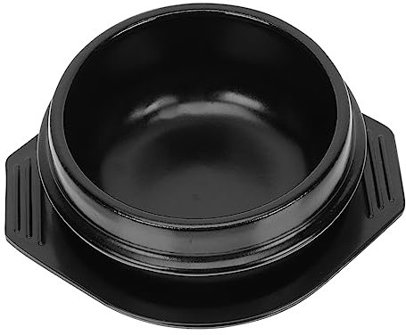 TOPBATHY Pentola in Ceramica Per Bibimbap Pentola Per Cottura A Induzione Per Stufato Coreano Casseruola in Ceramica Con Vassoio Pentole Resistenti Alle Alte Temperature Per