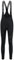 Santic Fahrrad-Trägerhose Damen Lang mit Sitzpolster Reflektierend Superelastisch Radsport Leggings Schwarz XL