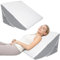 Verstellbares Keilkissen, Hochdichteschaum Lesekissen mit Nackenrolle für Bett und Sofa, Ergonomischer Bettkeil für Reflux Schlafapnoe, Beinkissen, Rückenkissen zum Lesen, Spielen oder Fernsehen