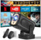 Proiettore 2025 [Auto Focus & 1080P Nativo & Apps integrate] Proiettore 4K Auto Correction WiFi 6 Bluetooth 5.4 Mini Proiettore Portatile Compatibile con HDMI/TV Stick/Memory Stick/Laptop, Nero