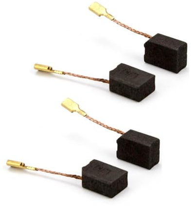 SIKUAI 4 escobillas de carbón de 6,3 x 10 x 14 mm, color gris oscuro para amoladora angular DEWALT DW824
