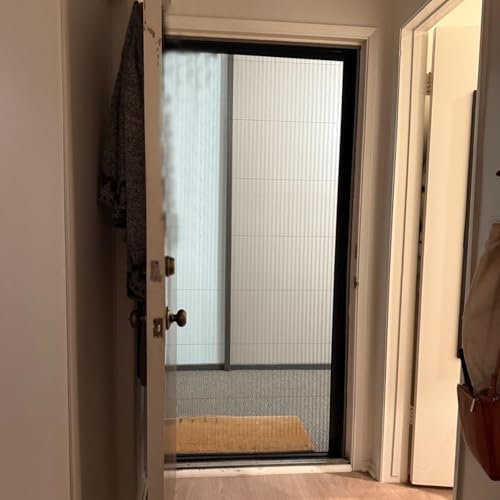 Zanzariera magnetica per porte Zanzariera Per Porta Scorrevole In Vetro, Porta Scorrevole A Scomparsa, Portafinestra Pieghevole Doppia, Portafinestra Per Patio(168x210cm)