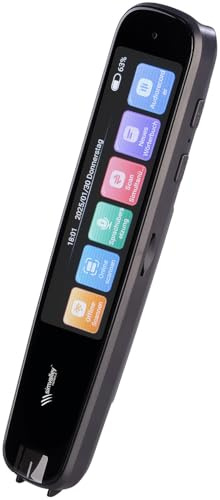 simvalley MOBILE Übersetzerstift: Übersetzer-Stift, 142 Online-Sprachen, Scan-Funktion, Touch-Display (Übersetzungsstift, Scanner-Übersetzer, OCR)