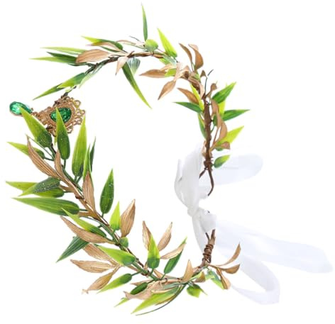PartyKindom Efeu Haarschmuck Blattkopfschmuck aus Kunststoff Komfortabler und Leichter Kopfschmuck im Einzigartigen Stil für Party und Feenhaar Accessoires