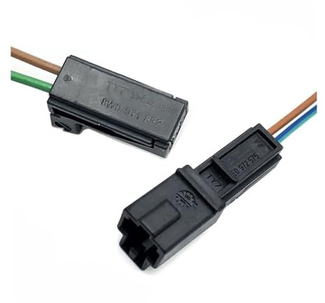 XIOKLM 2-poliger 4E0 972 575 Kfz-Kennzeichen-/Stecker, weiblich, männlich, elektronischer Steckverbinder, Kabelbaum 8W0 971 832(2P Male,1 Pc)