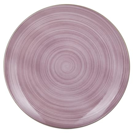 KASANOVA Flacher Teller Porzellan lila 26,7 cm Blütenblätter