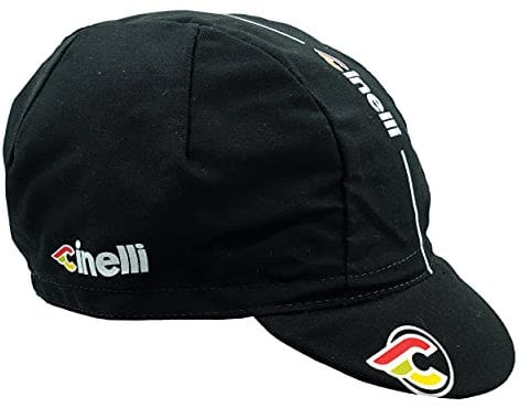 Cinelli C0171BT Supercorsa Baumwolle Mütze - Schwarz, Einheitsgröße
