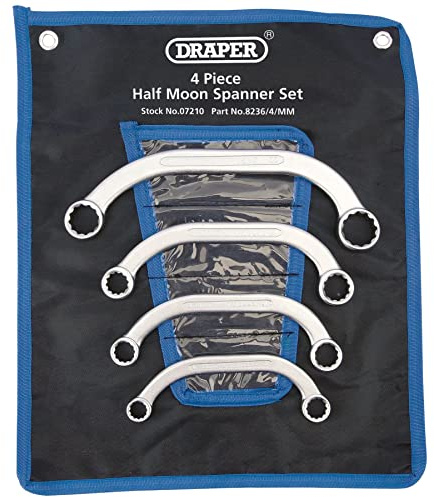 Draper 07210 Half Moon Spanner Set (4 Pieces)