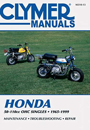 Honda 50-110cc, OHC Singles Motorcycle (65-99) Service Repair Manual (Paperback)
