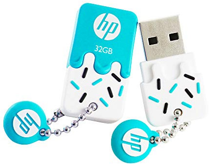 PENDRIVE HP V178B 32GB - USB 2.0 - Compatible Windows/Mac - Azul