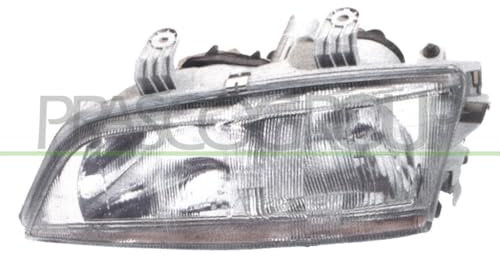 Prasco - DS1754904 - Nissan - Primera P11 - Mod. 11/96-05/99 - Scheinwerfer Links-H1+H1-Mit Pneumatischer Lwr-Mit Motor