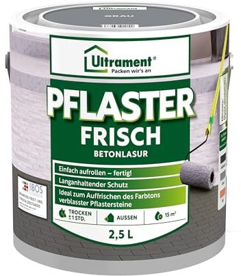 Ultrament Pflaster Frisch, Betonlasur (Grau, 2,5 Liters)