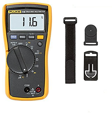 Fluke 116 True-RMS Digital Multimeter with TPAK5 Hanging Kit & Electrical Test Leads