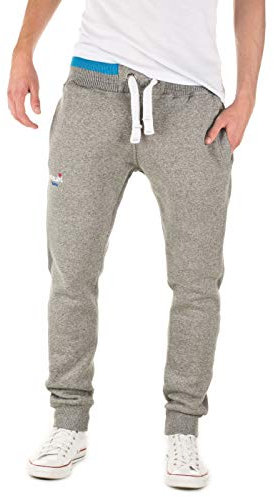 Yazubi Herren Jogginghose Freizeithose Sweatpants Lucas, Grau (Caviar 194006), M