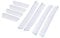 sourcingmap 8pcs Clear Rubber Automobile Car Body Door Side Edge Guard Strip