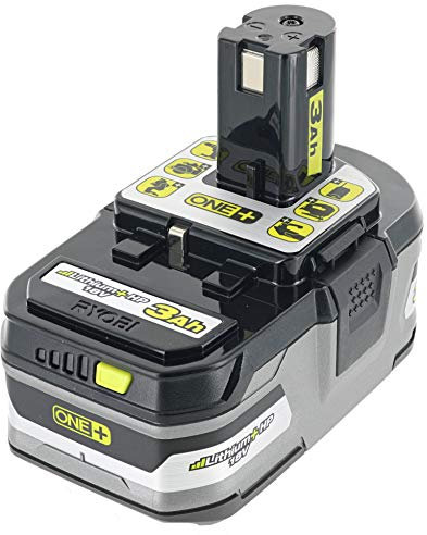 Ryobi P191 3.0 Amp Hour High Capacity Lithium Ion Battery w/ Cold Weather Performance and LED Power Indicator (Charger Not Included / Battery Only)
