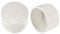 sourcing map 50mm PVC Pipe Cap Fitting, Slip Socket External End Caps 2 Pcs