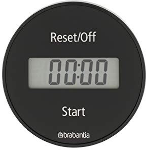 Brabantia - Minuteur de Cuisine - Dark Grey