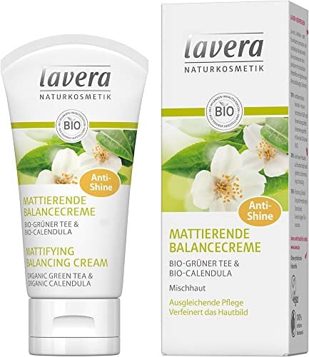 Lavera Mattierende Balancecreme Bio-Grüner Tee (6 x 50 ml)