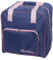 Hobby Gift Overlock-Aufbewahrungstasche für Overlock-Maschinen, gepolsterte Tragetasche, Taschen für zusätzliches Zubehör, 39 x 32 x 36 cm, Marineblau und Rosa, Blau, Rosa, (d/w/h) 39 x 32 x 36cm.,