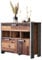 Newfurn Kommode Betonoptik Dunkelgrau Old Wood Sideboard Vintage Industrial - 106,7x86,3x41,6 cm (BxHxT) - Highboard Anrichte - Wohnzimmer Schlafzimmer Flur Esszimmer
