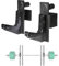 SYL Fitness J-Hooks Hantelhalter für Power Rack, J-Haken für 5CM x 5CM Vierkantrohr-Power-Racks mit 26MM Loch