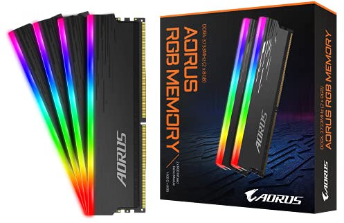GIGABYTE AORUS DDR4 16 GB (2X8KIT) 3733 RGB (W. Demo Kit) 16GB/ RGB Fusion/ 2 MODULOS Demo