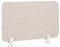 Beliani Schreibtisch Trennwand Akustik Polster beige 72 x 40 cm Schallschutz Wally