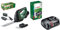 Bosch Home and Garden 0600857070 Bosch Cordless AdvancedShear 18V-10 & Home and Garden Battery Pack PBA 18V Black