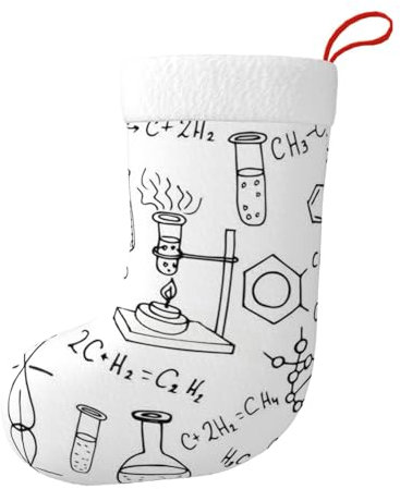 LORIAX Bedruckte Weihnachtsstrümpfe mit Chemie-Druck, festliche Dekoration, Weihnachts-Party-Dekorationen und Geschenktüten