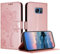 JayModCase Custodia per Samsung Galaxy S7 Edge, Flip Portafoglio Pelle Cover con [Slot Schede] [Magnetico] [Cavalletto] Antiurto Compatibile con Samsung S7 Edge - Oro rosa