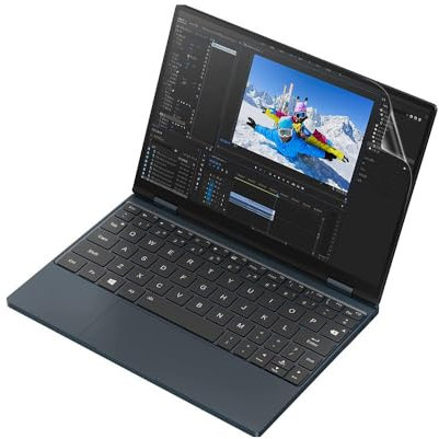 Celicious Vivid Invisible Glossy HD Screen Protector Film Compatible with One-Netbook OneMix 4 Platinum (2-in-1) [Pack of 2]