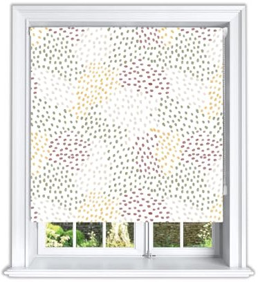 Lister Cartwright Paint Stroke Printed Roller Blinds(210 cm Width x 155 cm Drop) Window Blackout Blinds Easy Fit Child Safety Included