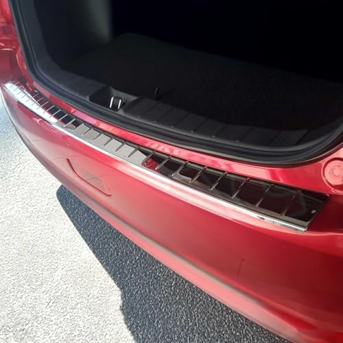 OMAC Ladekantenschutz für Mitsubishi ASX 2010-2023 Edelstahl Chrom | Stoßstangenschutz, fahrzeugspezifische Passform