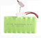 YUNIQUE GREEN-CLEAN-POWER - Batterie RC 8,4 V 2 400 mAh, batterie rechargeable Ni-MH AA, avec prise Tamiya, pour voiture RC, bateau RC, réservoir RC, outils électriques, appareils électroménagers