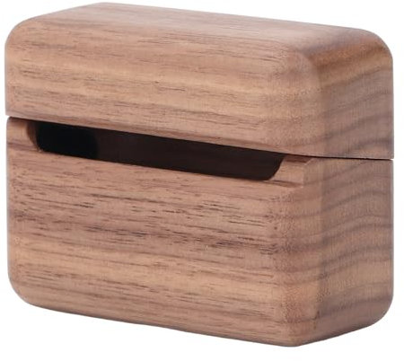 Fockety Kabellose In Ear Kopfhörer Im Vintage Stil aus Holz, Ohrhörer Hülle für Ultra Wireless Kopfhörer, Bluetooth Kopfhörerhülle aus Holz, Eleganter Look, Handpolierte Bluetooth