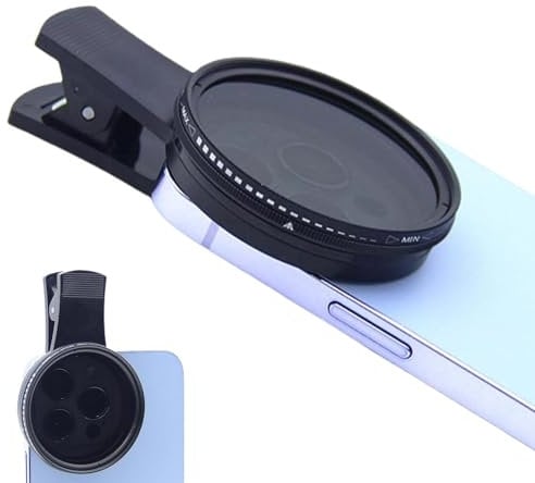 Phone Camera Solar Filter - Solar Image Camera Lens Filter, Attachable Solar Phone Lens | Solar Lens for Phone Cameras, Shielded Phone Camera from Harmful Rays, Solar Smartphone