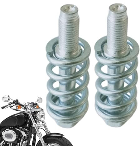 ccuzs Kit de pernos de escape, kit de pernos de escape y - Kit de pernos de escape y tornillos de muelle para tubo de escape, juego de tornillos amortiguadores, accesorios para coche