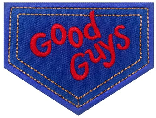 Good Guys Patches for Chucky Costume Adult Women Adult Men Chucky Shirt Sweater Halloween Patches Good Guys Overalls Chucky Tattoos Temporary Halloween Tattoos - Iron On