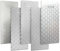 VEGCOO 5 Pcs Diamond Sharpening Stones, Diamond Sharpening Stone 400/600/1000/1200/2000, Honeycomb Diamond Plate Honing Stone with Non-Slip Pad, for Scissors Knives Chisels Tools