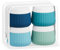 Mrsdry Travel Containers for Toiletries 4 Pack, TSA Approved Travel Size Toiletries, Travel Size Containers, With Clear Bag Leak Proof Silicone Jars, Travel Essentials Creams Jars Carrying Small Items