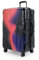 suitline - Großer, Leichter Hartschalenkoffer, Rollkoffer mit Erweiterung für Aufgabegepäck, Packvolumen 110 L, 4 Doppelrollen, Koffer XL, TSA, Hartschale, glänzend, Neon Red