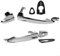 VRTYVEYBB Coppia di maniglie anteriori di ricambio per Lancia Ypsilon 2003 2011 e funzionale, numero OEM 735409026 735409024