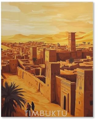 Puzzel Für Erwachsene Jigsaw Puzzle 1000,Timbuktu,DIY Papp Puzzle Einzigartiges Geschenk(50x70cm-HS5